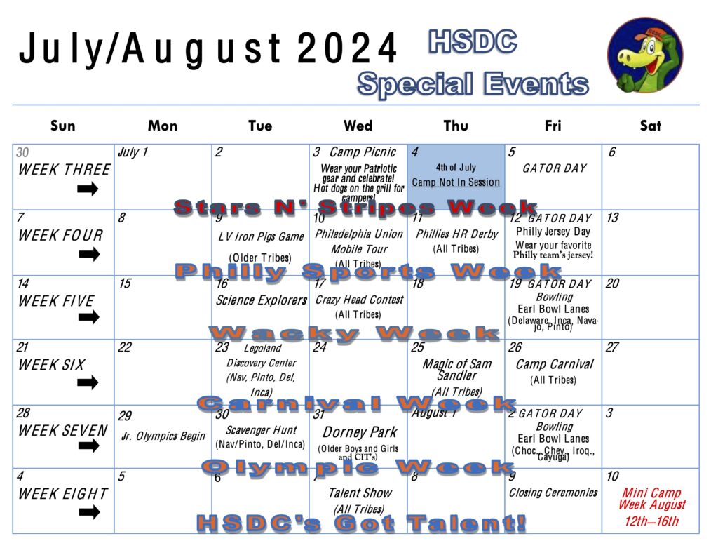 Special Events Harleysville Summer Day Camp